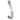 Frelan Hardware - Aluminium Hook - Double; #finish_satin-anodised-aluminium