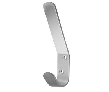 Frelan Hardware - Aluminium Hook - Double; #finish_satin-anodised-aluminium