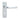 Frelan Hardware - Round Bar Aluminium Door Handles - Pair - Lock; #finish_satin-anodised-aluminium