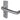 Frelan Hardware - Round Bar Aluminium Door Handles - Pair - Bathroom; #finish_satin-anodised-aluminium