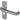 Frelan Hardware - Round Bar Aluminium Door Handles - Pair - Euro Lock; #finish_satin-anodised-aluminium