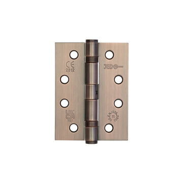 Frelan Hardware - Steel Ball Bearing Hinges - Grade 11 - 102mm x 76mm; #finish_bronze