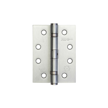 Frelan Hardware - Steel Ball Bearing Hinges - Grade 11 - 102mm x 76mm; #finish_satin-chrome