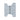 Frelan Hardware - Budget Parliament Hinges - 102mm x 100mm; #finish_satin-chrome
