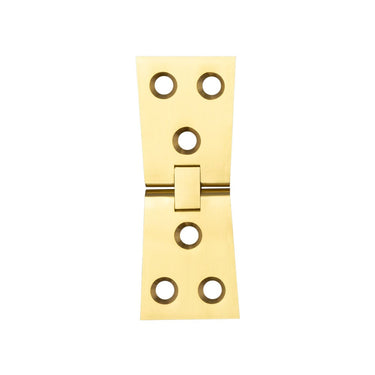 Frelan Hardware - Jedo Counter Flap Hinge - 102mm x 38mm (4") - 99mm x 40mm; #finish_polished-brass