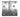 Frelan Hardware - Projection Hinges - 102mm x 125mm; #finish_satin-chrome