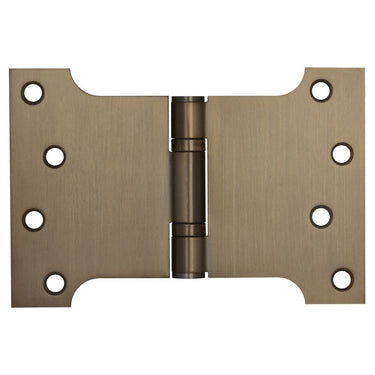 Frelan Hardware - Stainless Steel Ball Bearing Parliament Hinges - 102mm x 152mm; #finish_antique-brass