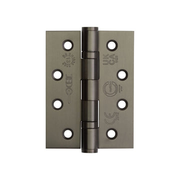 Frelan Hardware - Certifire Stainless Steel Ball Bearing Hinges - Grade 13 - 102mm x 76mm; #finish_dark-bronze