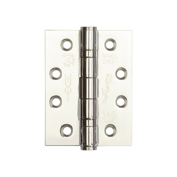Frelan Hardware - Certifire Stainless Steel Ball Bearing Hinges - Grade 13 - 102mm x 76mm; #finish_polished-stainless-steel