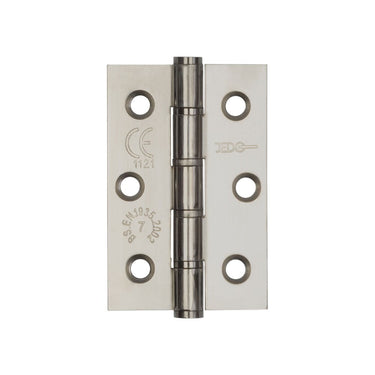 Frelan Hardware - Jedo Stainless Steel Grade 7 Washered Hinges - 76mm x 50mm; #finish_polished-stainless-steel