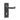 Frelan Hardware - Regal Suite Door Handles - Pair - Lock; #finish_black