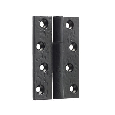 Frelan Hardware - Antique Butt Hinges - 100mm x 67mm; #finish_black