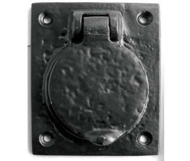 Frelan Hardware - Antique Cylinder Cover - 65mm; #finish_black