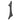 Frelan Hardware - Antique Door Numerals - 1; #finish_black