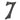 Frelan Hardware - Antique Door Numerals - 7; #finish_black