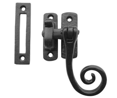 Frelan Hardware - Antique Range Casement Fasteners - 85mm; #finish_black