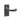 Frelan Hardware - Regal Suite Door Handles - Short - Pair - Latch; #finish_black