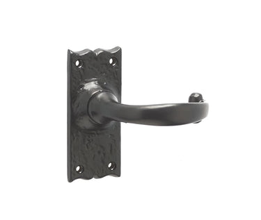 Frelan Hardware - Regal Suite Door Handles - Short - Pair - Latch; #finish_black
