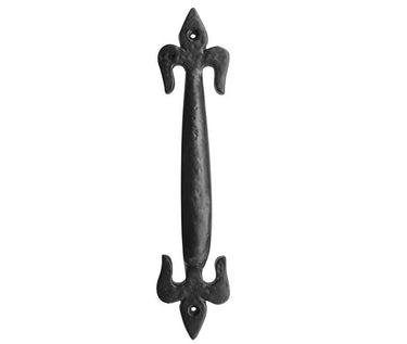 Frelan Hardware - Fleur De Lys Cabinet Pull Handles - 125mm; #finish_black