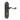 Frelan Hardware - Turnberry Suite Door Handles - Pair - Lock; #finish_black