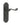 Frelan Hardware - Turnberry Suite Door Handles - Pair - Latch; #finish_black