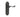 Frelan Hardware - Turnberry Suite Door Handles - Pair - Latch; #finish_black