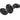 Frelan Hardware - Antique Rim Door Knobs - Oval - Pair; #finish_black