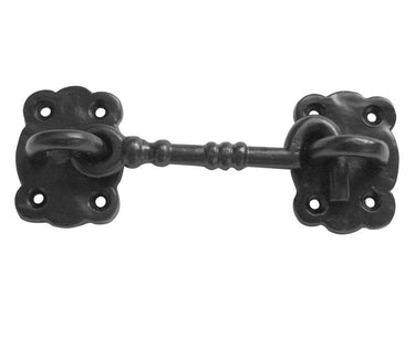 Frelan Hardware - Antique Cabin Hooks - 152mm; #finish_black