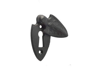 Frelan Hardware - Antique Escutcheon - 50mm - Covered; #finish_black