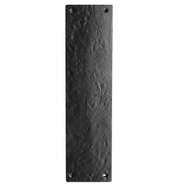 Frelan Hardware - Antique Finger Plates - 300mm x 70mm; #finish_black