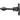 Frelan Hardware - Gate T Hinges - 160mm; #finish_black