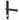 Frelan Hardware - Antique Narrow Plate locksets 92mm Centres - Pair; #finish_black
