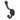 Frelan Hardware - Antique Hat & Coat Hook - 125mm - Single; #finish_black