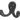 Frelan Hardware - Antique Robe Hook - Double; #finish_black