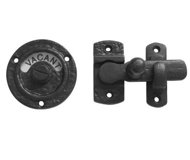 Frelan Hardware - Antique Indicator Bolts - 70mm; #finish_black