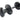 Frelan Hardware - Antique Turns & Releases - 37mm; #finish_black