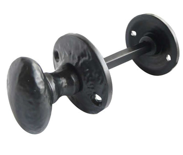 Frelan Hardware - Antique Turns & Releases - 37mm; #finish_black