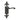 Frelan Hardware - Fleur De Lys Suite Door Handles - Pair - Latch; #finish_black