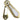 Frelan Hardware - Jedo Porcelain Covered Escutcheon - 63mm x 22mm; #finish_white-goldline