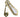 Frelan Hardware - Jedo Porcelain Covered Escutcheon - 63mm x 22mm; #finish_white-goldline