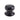 Frelan Hardware - Jedo Porcelain Mortice Door Knobs - Pair; #finish_black