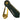 Frelan Hardware - Jedo Porcelain Covered Escutcheon - 63mm x 22mm; #finish_black
