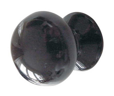 Frelan Hardware - Jedo Porcelain Cupboard Knobs - 38mm; #finish_black