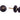 Frelan Hardware - Jedo Porcelain Turn & Release (Rack Bolt Separate) - 42mm; #finish_black