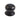 Frelan Hardware - Jedo Porcelain Mortice Door Knobs - Pair; #finish_goldline-black