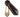 Frelan Hardware - Jedo Porcelain Covered Escutcheon - 63mm x 22mm; #finish_black-goldline