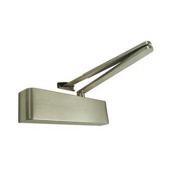 Frelan Hardware - Jedo Slimline Architectural Door Closer with Matching Arms - 269mm x 55mm; #finish_silver-enamelled
