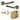 Frelan Hardware - Jedo Classic Door Pack - 44mm Backset - Latch - 4" Hinge; #finish_antique-brass