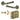 Frelan Hardware - Jedo Classic Door Pack - 44mm Backset - Latch - 3" Hinge; #finish_antique-brass