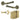Frelan Hardware - Jedo Classic Door Pack - 57mm Backset - Latch - 4" Hinge; #finish_antique-brass